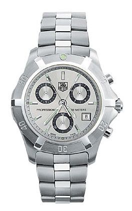 TAG Heuer 2000 Exclusive Chronograph Quartz Stainless Steel / Silver